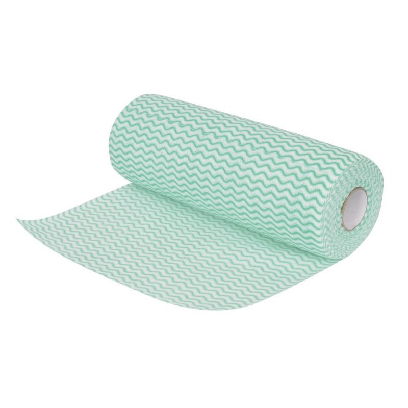 Chiffons non tissés Jantex verts (rouleau de 100 chiffons) CS807 Jantex Chiffons non tissés Jantex verts (rouleau de 100 chiffons) CS807 Jantex