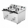 Friteuse induction double Buffalo 2 x 3 kW CT012 Buffalo