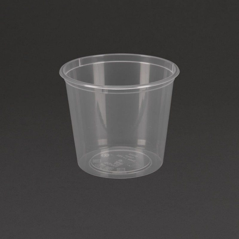 Pots à sauce micro-ondables en plastique Fiesta Recyclable 150ml (lot de 100) CT083 Fiesta Pots à sauce micro-ondables en plastique Fiesta Recyclable 150ml (lot de 100) CT083 Fiesta
