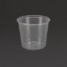 Pots à sauce micro-ondables en plastique Fiesta Recyclable 150ml (lot de 100) CT083 Fiesta