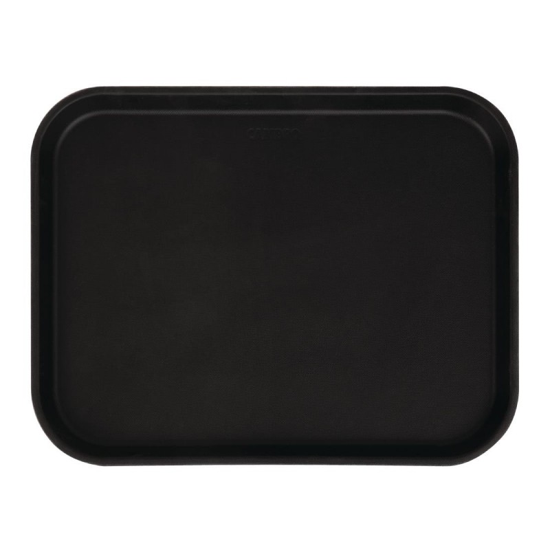 Plateau rectangulaire antidérapant en fibre de verre Camtread Cambro noir 45 Plateau rectangulaire antidérapant en fibre de verre Camtread Cambro noir 45