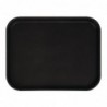 Plateau rectangulaire antidérapant en fibre de verre Camtread Cambro noir 45