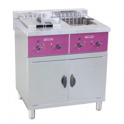 FRITEUSE ELECTRIQUE 2x25 L SUR COFFRE ACFS225L FURNOTEL
