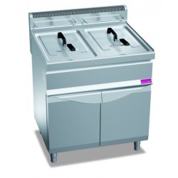 FRITEUSE GAZ 2X15 L SUR COFFRE FG1515SC FURNOTEL