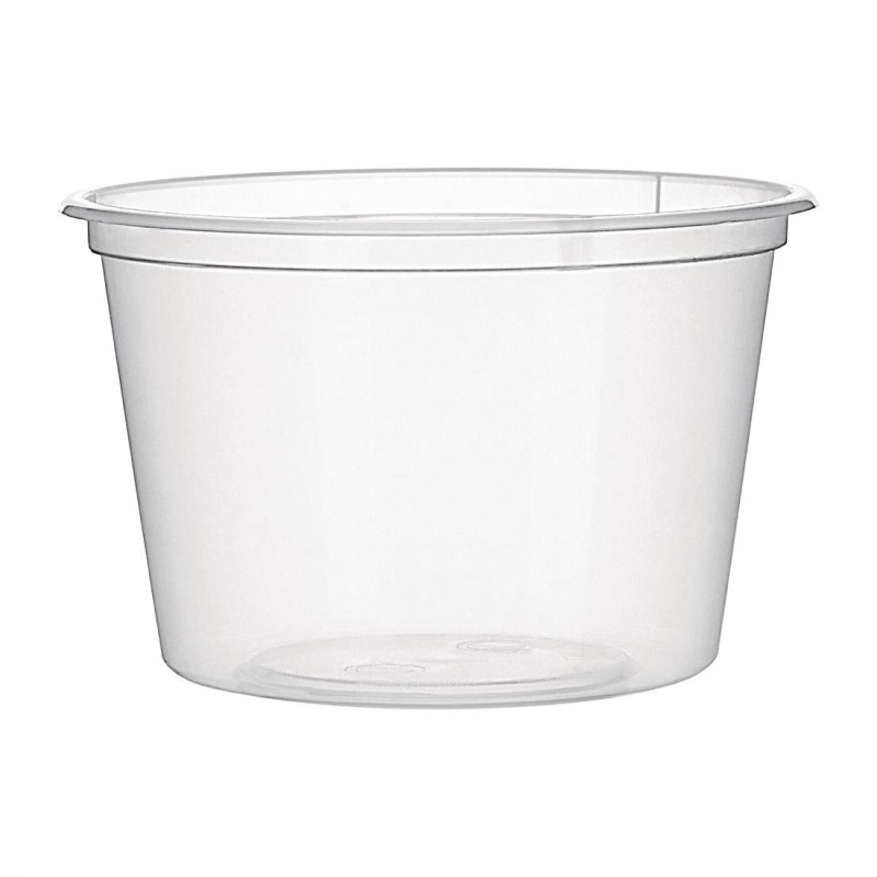 Pots à sauce micro-ondables en plastique Fiesta Recyclable 100ml (lot de 100) CT286 Fiesta Pots à sauce micro-ondables en plastique Fiesta Recyclable 100ml (lot de 100) CT286 Fiesta