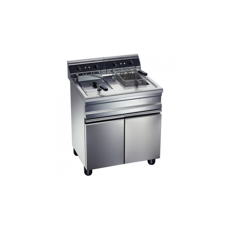 FRITEUSE SUR COFFRE ÉLECTRIQUE 2 X 14 L ME30 FURNOTEL FRITEUSE SUR COFFRE ÉLECTRIQUE 2 X 14 L ME30 FURNOTEL