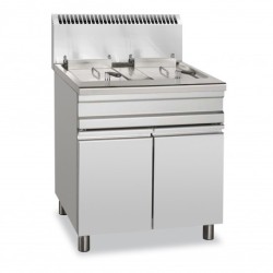 FRITEUSE SUR COFFRE GAZ 2 X 14 L MG30 FURNOTEL