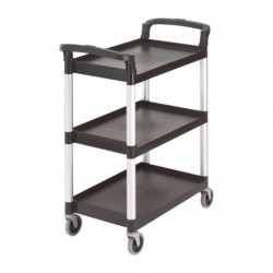 Chariot de service 3 niveaux noir Cambro CT349 Cambro