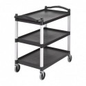 Grand chariot utilitaire noir Cambro CT400 Cambro