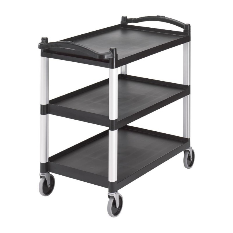 Grand chariot utilitaire noir Cambro CT400 Cambro Grand chariot utilitaire noir Cambro CT400 Cambro