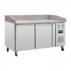 Comptoir à pizza 2 portes dessus granit Polar Série U CT424 Polar