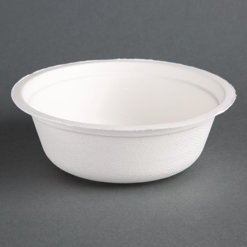 Bols ronds compostables en bagasse Fiesta Compostable 511ml (lot de 50) CT766 Fiesta Bols ronds compostables en bagasse Fiesta Compostable 511ml (lot de 50) CT766 Fiesta