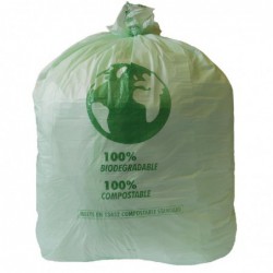 Grands sacs poubelle compostables Jantex 90L (Lot de 20) CT909 Jantex