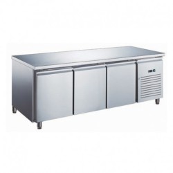 TABLE RÉFRIGÉRÉE PROF 600 POSITIVE - 3 PORTES SN3101X FURNOTEL