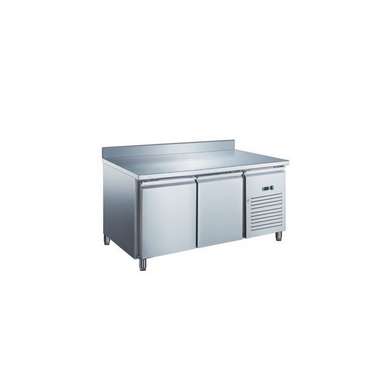 TABLE RÉFRIGÉRÉE GN1/1 POSITIVE PROF 700 AVEC DOSSERET - 2 PORTES GN2201X FURNOTEL