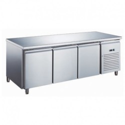 TABLE RÉFRIGÉRÉE GN 1/1 NÉGATIVE PROF 700 - 3 PORTES GN3101BTX FURNOTEL