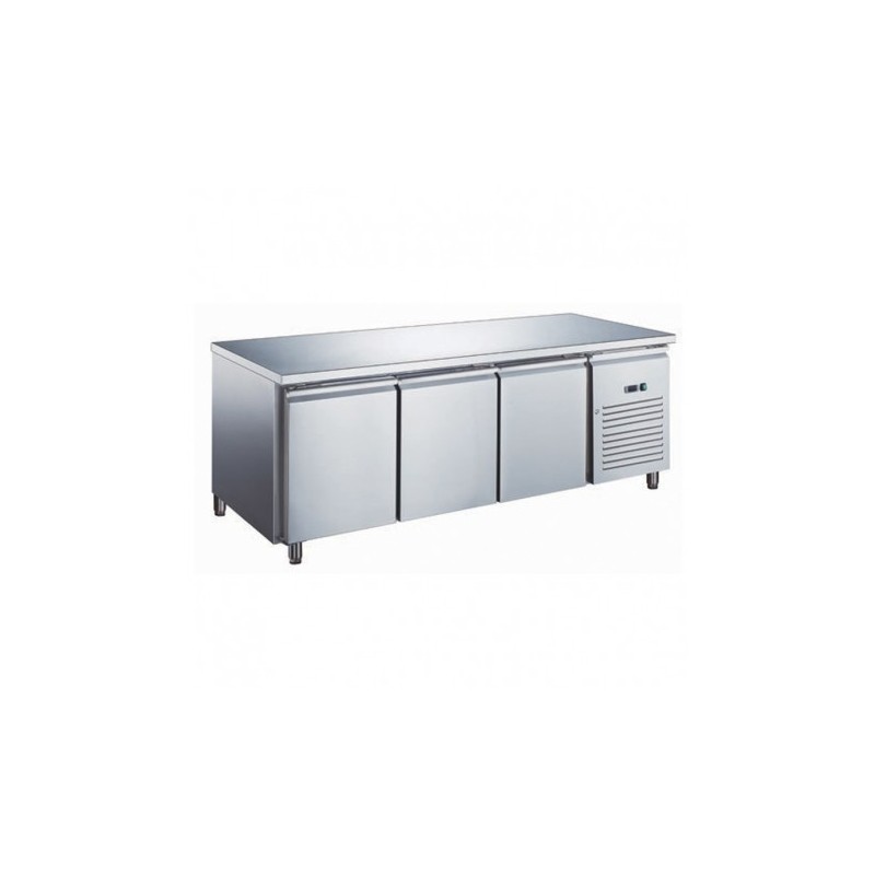 TABLE RÉFRIGÉRÉE GN 1/1 NÉGATIVE PROF 700 - 3 PORTES GN3101BTX FURNOTEL