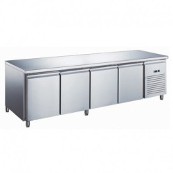 TABLE RÉFRIGÉRÉE GN 1/1 NÉGATIVE PROF 700 - 4 PORTES GN4101BTX FURNOTEL