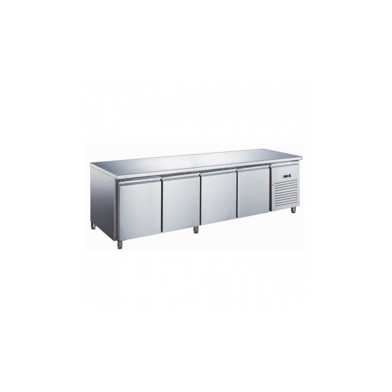 TABLE RÉFRIGÉRÉE GN 1/1 NÉGATIVE PROF 700 - 4 PORTES GN4101BTX FURNOTEL