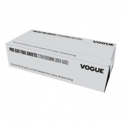 Feuilles d'aluminium Vogue 270x300mm (lot de 500) CU259 Vogue