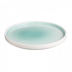 Assiettes Olympia Fondant vertes 270mm (lot de 4) CU434 Olympia