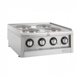 Table de cuisson électrique 4 feux Buffalo Série 600  CU471 Buffalo