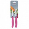 Couteaux d¿office pointus Victorinox 8cm roses (lot de 2) CU552 Victorinox