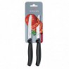Set de couteaux à tomates et de table dentés Victorinox 11cm noirs (lot de 2) CU553 Victorinox