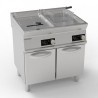 FRITEUSE ÉLECTRIQUE SUR COFFRE COMMANDES ELECTRONIQUES 2 X 17 LITRES FRD87FE7 FURNOTEL