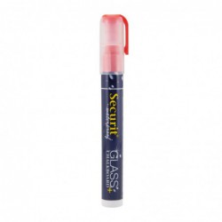 Marqueur craie waterproof Securit (verre+ ardoise) pointe 2-6mm rouge CU774 Securit