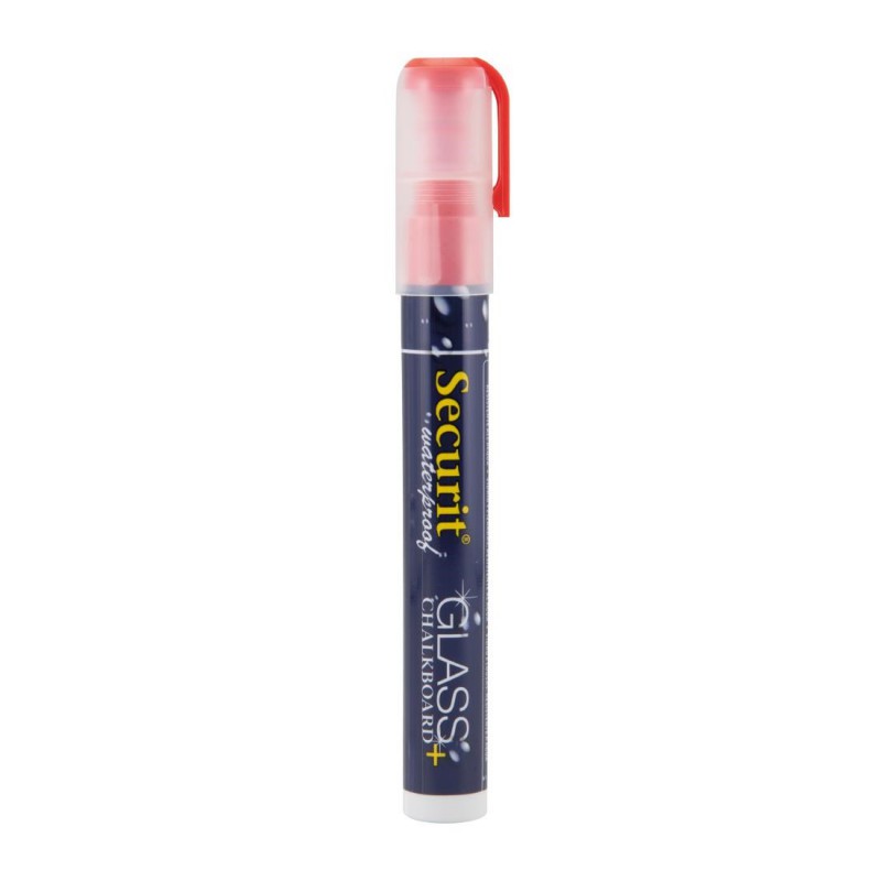 Marqueur craie waterproof Securit (verre+ ardoise) pointe 2-6mm rouge CU774 Securit Marqueur craie waterproof Securit (verre+ ardoise) pointe 2-6mm rouge CU774 Securit