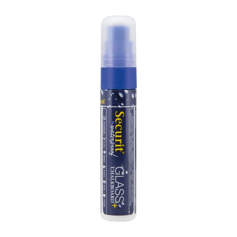 Marqueur craie waterproof Securit (verre+ ardoise) pointe 7-15mm bleu CU779 Securit Marqueur craie waterproof Securit (verre+ ardoise) pointe 7-15mm bleu CU779 Securit