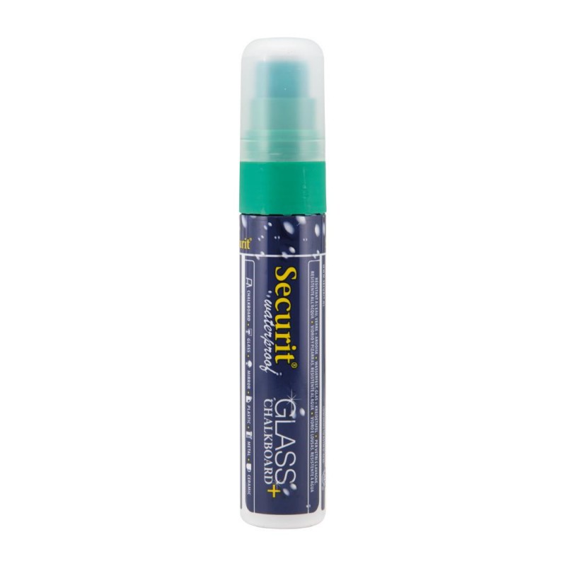 Marqueur craie waterproof Securit (verre+ ardoise) pointe 7-15mm vert CU780 Securit Marqueur craie waterproof Securit (verre+ ardoise) pointe 7-15mm vert CU780 Securit