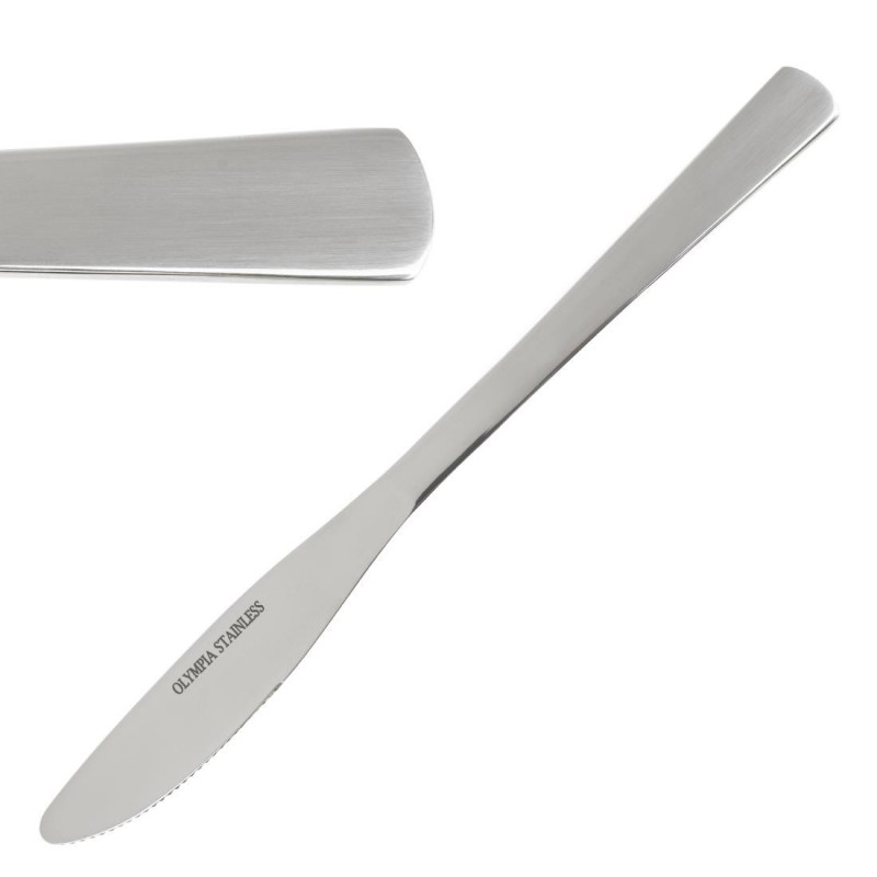 Couteaux de table Olympia Clifton (lot de 12) CU781 Olympia Couteaux de table Olympia Clifton (lot de 12) CU781 Olympia