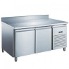 TABLE RÉFRIGÉRÉE PROF 600 POSITIVE AVEC DOSSERET - 2 PORTES SN2201X FURNOTEL