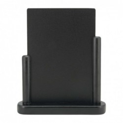 Chevalet de table moyen Securit Elegant bois laqué noir CU903 Securit