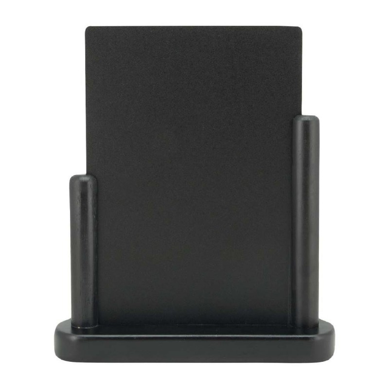 Chevalet de table moyen Securit Elegant bois laqué noir CU903 Securit