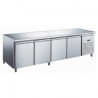 TABLE RÉFRIGÉRÉE GN 1/1 NÉGATIVE PROF 700 - 4 PORTES GN4101BTX FURNOTEL