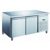 TABLE RÉFRIGÉRÉE INOX - PROF 800 MM - 600 X 400 MM - 2 PORTES PA2101X FURNOTEL