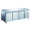 TABLE RÉFRIGÉRÉE INOX - PROF 800 MM - 600 X 400 MM - 3 PORTES PA3101X FURNOTEL