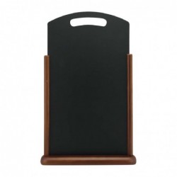 Chevalet de table avec poignée Securit wengé XL CU905 Securit