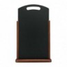 Chevalet de table avec poignée Securit wengé XL CU905 Securit