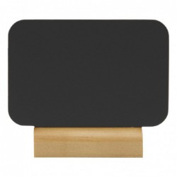 Mini chevalets rectangulaires avec socle en bois Securit Silhouette (lot de 4) CU906 Securit