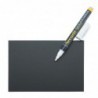 Set de 20 ardoises format A6 et 1 feutre craie blanc Securit  (lot de 20) CU909 Securit