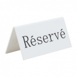 Chevalets table réservée Securit "Réservé" (lot de 5) CU914 Securit