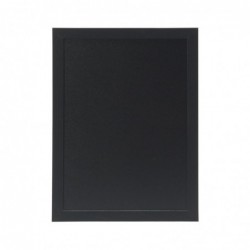 Ardoise murale cadre en bois noir avec feutre craie et fixations Securit 30x40cm CU916 Securit