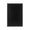 Ardoise murale cadre en bois noir avec feutre craie et fixations Securit 40x60cm CU917 Securit