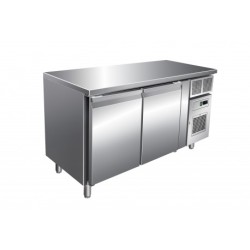 TABLE RÉFRIGÉRÉE NÉGATIVE 313 L - 2 PORTES - AVEC GROUPE LOGÉ - NOSEM - GN2101BT NOSEM