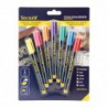 Marqueurs craie liquide Securit pointe 1-2mm couleurs (lot de 7) CU919 Securit