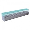 VITRINE POUR TABLE À PIZZA - 10 BACS GN 1/4 - VRX201 NOSEM